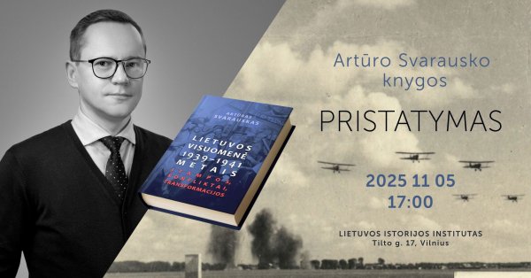 A. Svarausko monografija bus pristatoma naujojoje LII Renginių erdvėje 