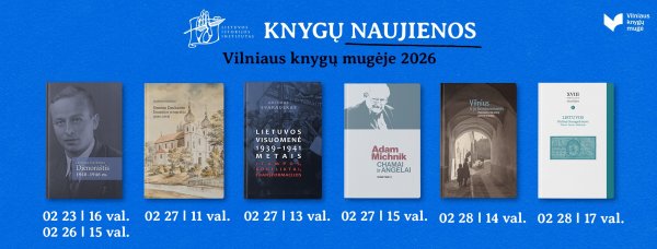 Lietuvos istorijos instituto programa Vilniaus knygų mugėje