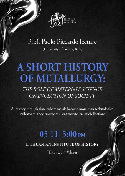 Invitation to a lecture by prof. Paolo Piccardo 