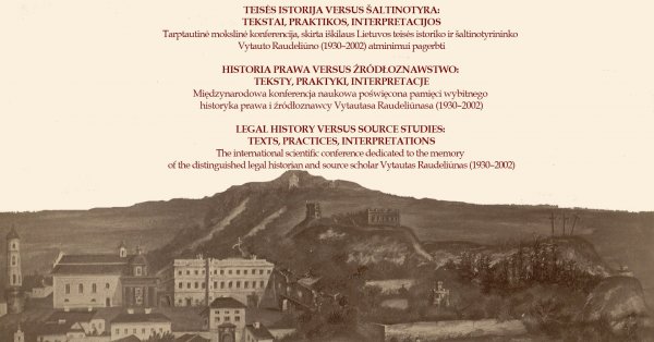 Kvietimas į Vytauto Raudeliūno atminimui skirtą konferenciją 