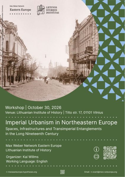 Workshop to Explore Imperial Urbanism in Northeastern Europe