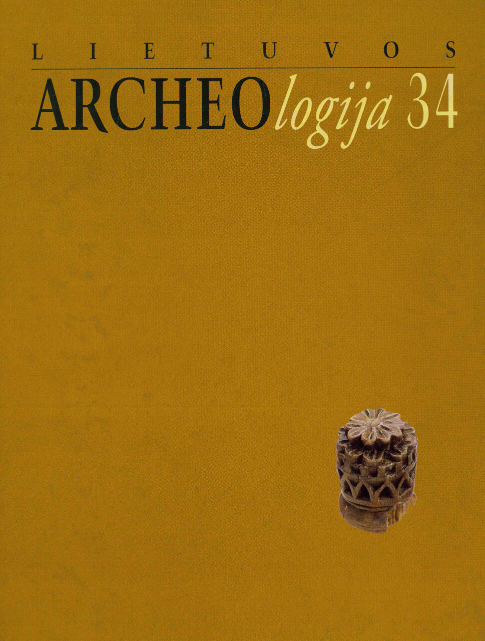 Lietuvos archeologija, T. 34