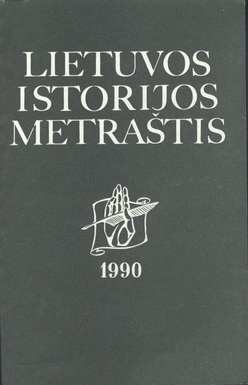 Lietuvos istorijos metraštis 1990 metai 