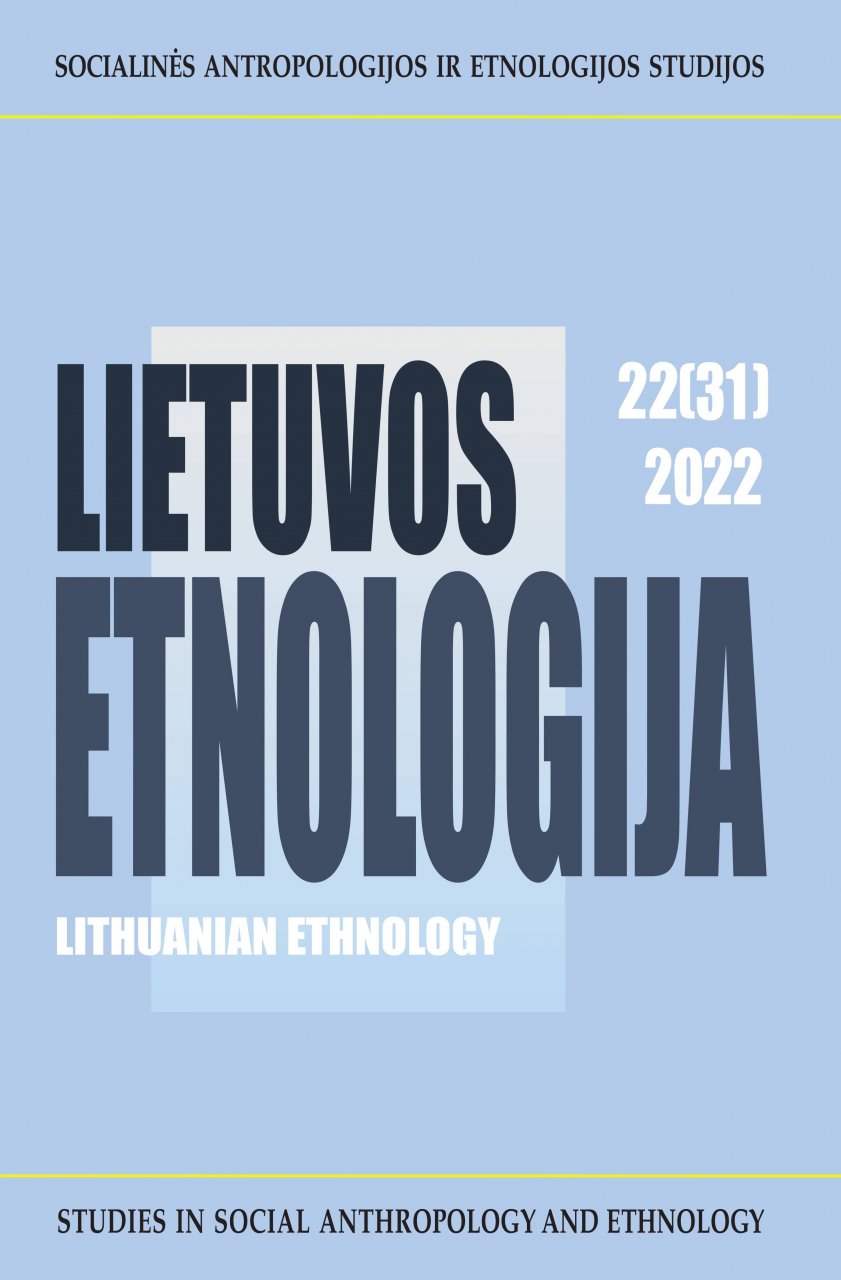 Lietuvos etnologija 22 (31) 2022